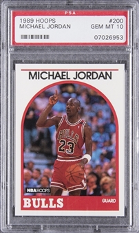 1989/90 Hoops #200 Michael Jordan - PSA GEM MT 10